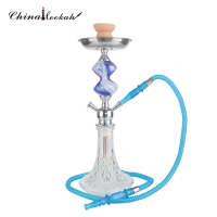 stock unique art shisha iron cutter and glass hookah