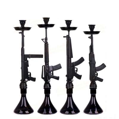 Designer MOB AK47 M16 gun hookah