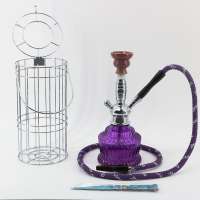 China Factory Wholesale Tobaccomya Hookah With Caged Chicha Shisha Small Hookah