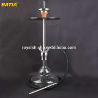 China Hot Selling Manufacturer Luxury Click Model Shisha Stainless Steel hookah shisha